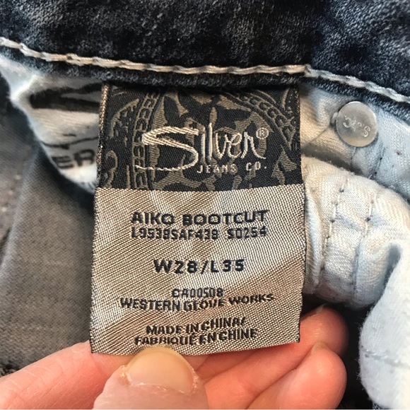 Silver Jeans Aiko Bootcut women’s denim country western - Picture 3 of 10